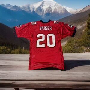 Vintage Tampa Bay Buccaneers Ronde Barber #20 Reebok NFL Jersey Men's Medium